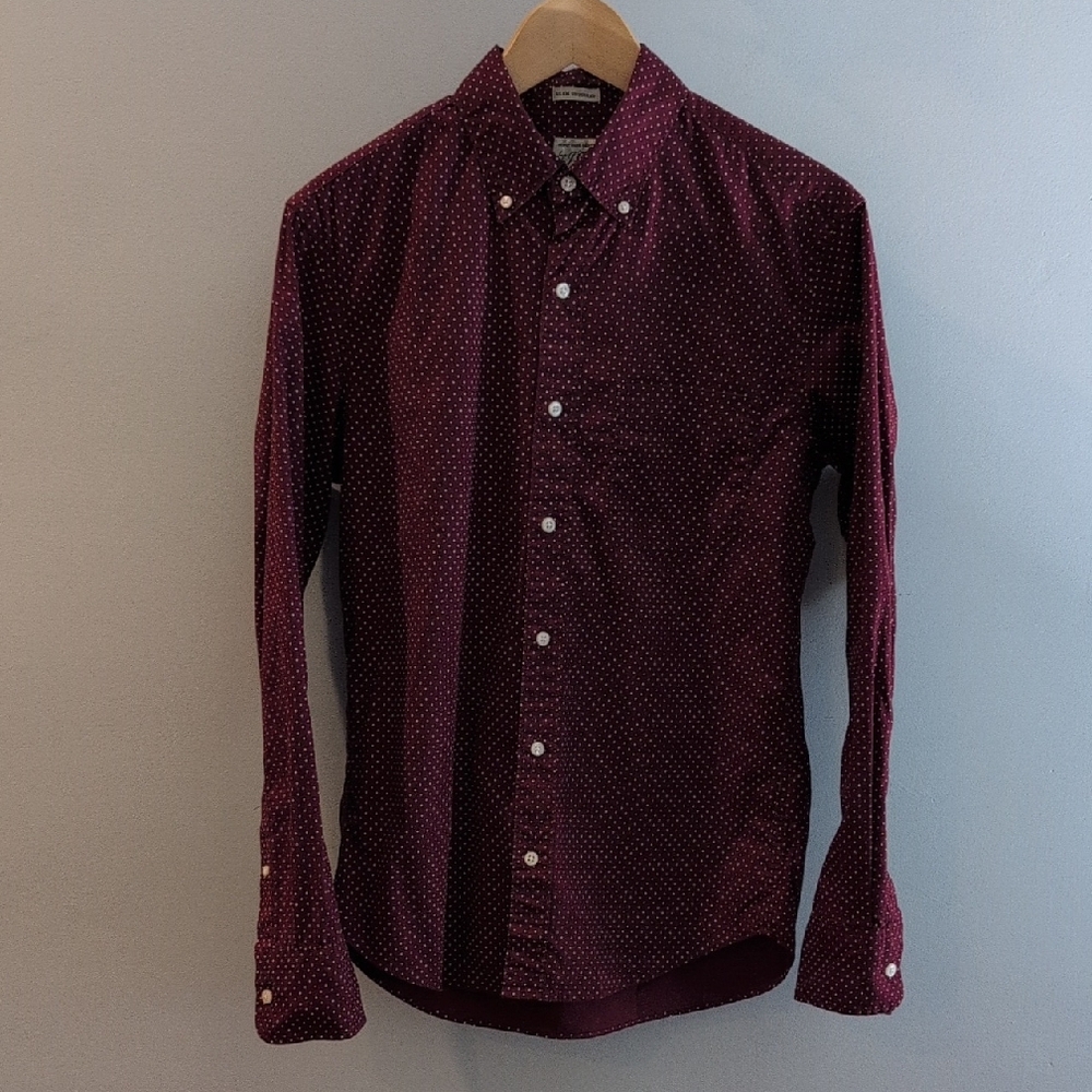 J. Crew Men's Small Slim Untucked Long Sleeve Button Down Shirt Style #K4099 - Picture 3 of 13